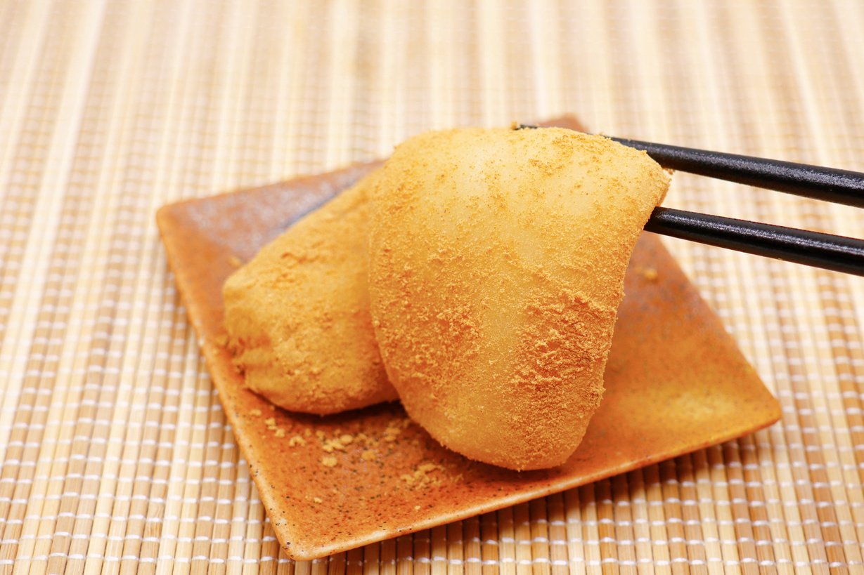 Abekawa mochi, kinako mochi